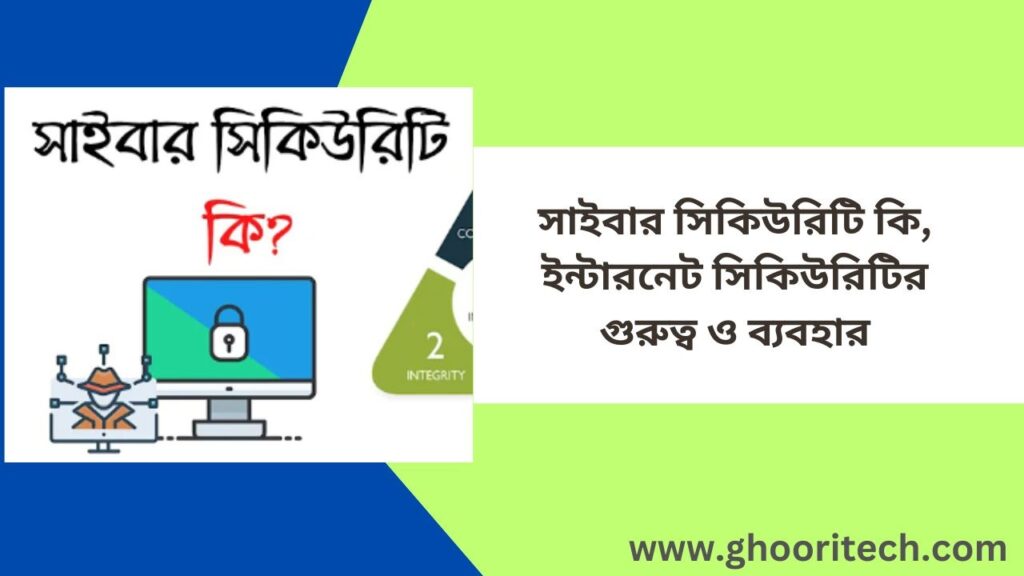 সাইবার সিকিউরিটি কি, ইন্টারনেট সিকিউরিটির গুরুত্ব ও ব্যবহার