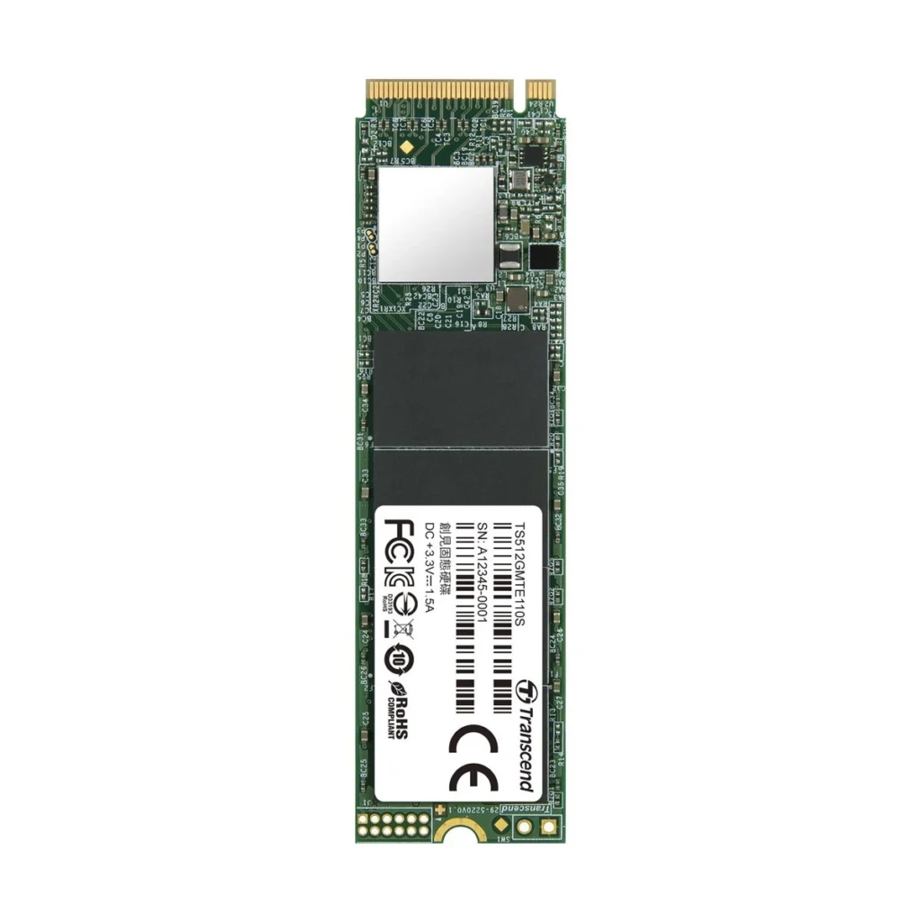 Transcend Ts512Gmte110S 512Gb M.2 2280 Pcie Gen3X4 3D Tlc Dram Less Pcie Ssd 110S Solid State Drive Ssd Price in Bangladesh